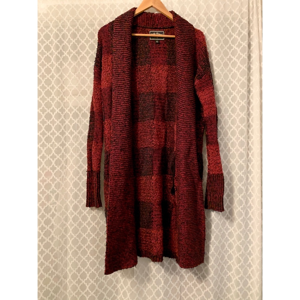 Lucky Brand Cardigan- plaid / gingham